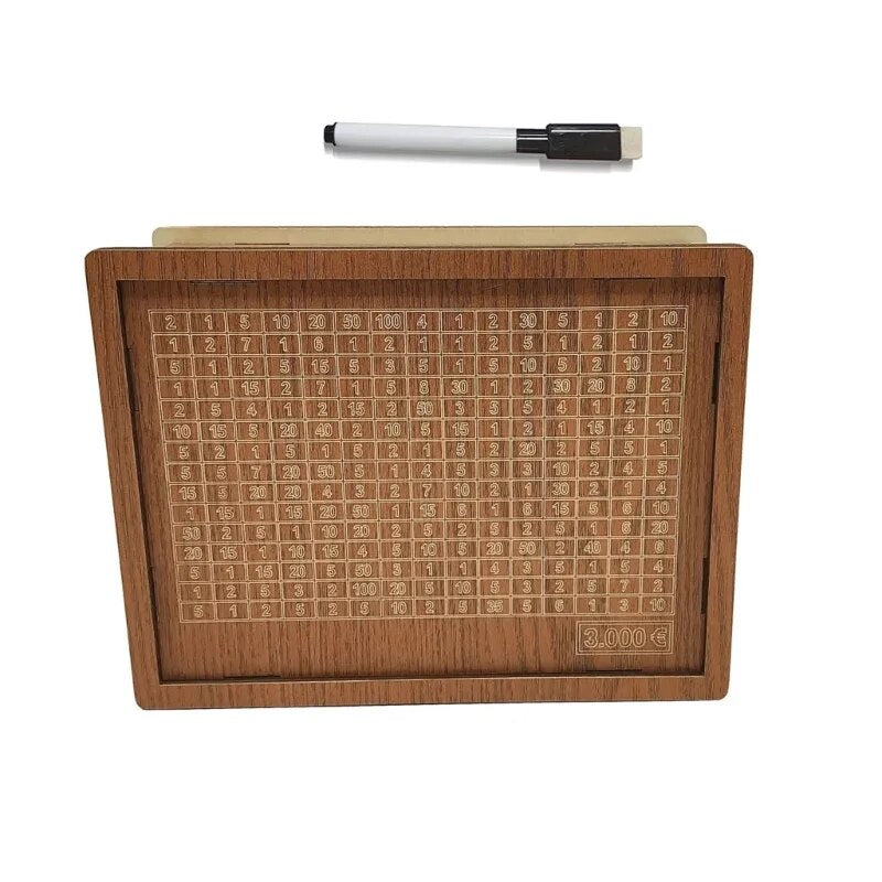WealthBox - Wooden Piggy Bank