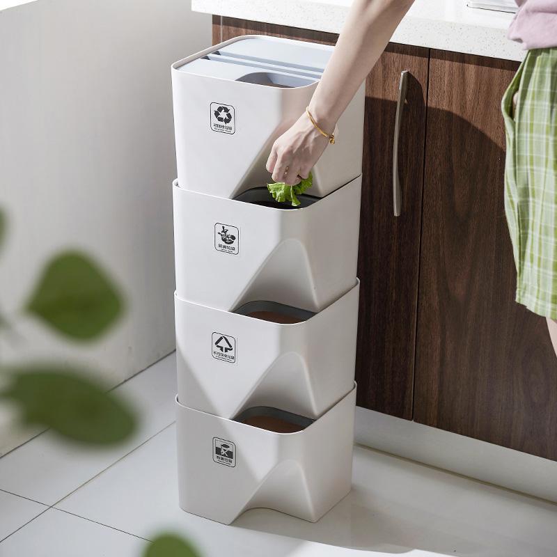 LuxuryBin – Stackable Trash Bins for Endless Organization!