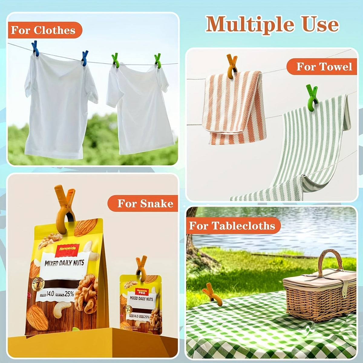 TowelTether – Keep Towels Securely Fastened Even in Strong Winds
