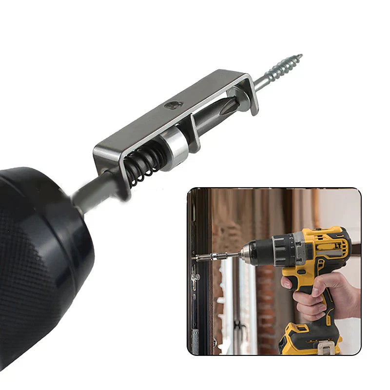 SpringDrill – Screws Instantly Secure with One-Handed Precision Grip Technique