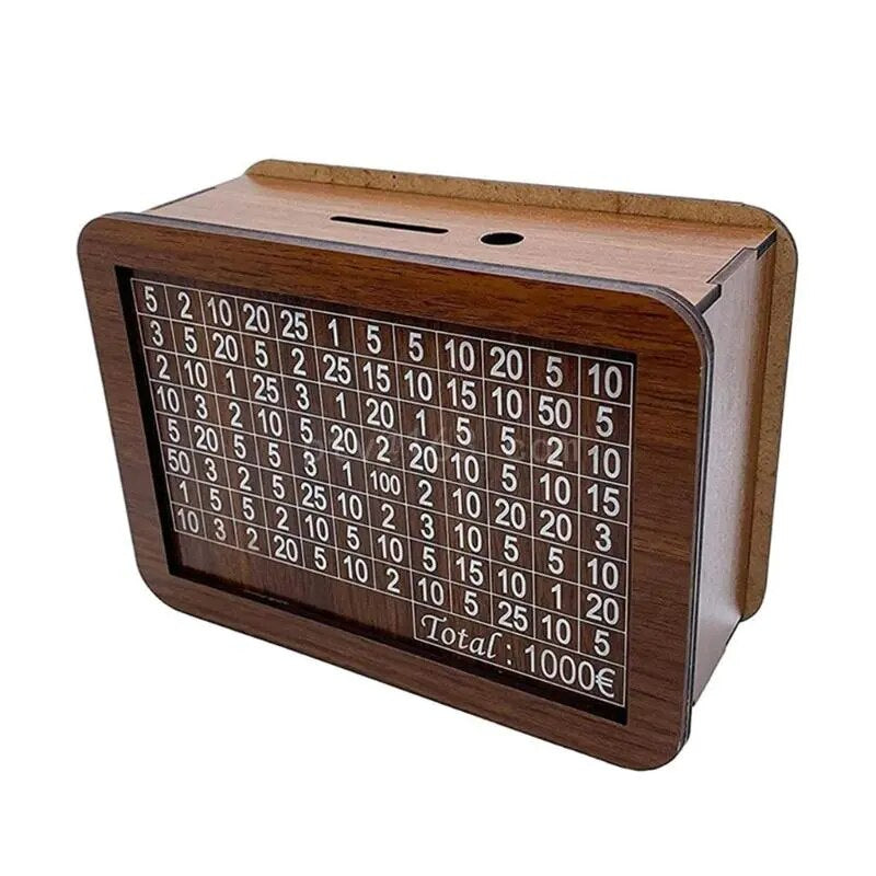 WealthBox - Wooden Piggy Bank