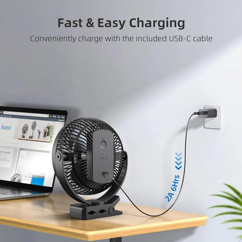 BreezeClasp – Powerful Cooling Anywhere and Anytime, No Power Outlet Required