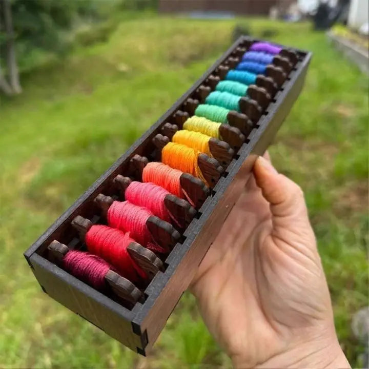ThreadTales – Cute Wooden Spools for Perfect Thread Organization