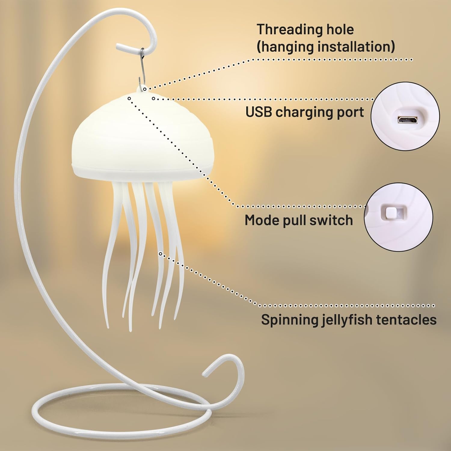 JellyLume – The Magic Jellyfish Night Lamp for Soothing Light