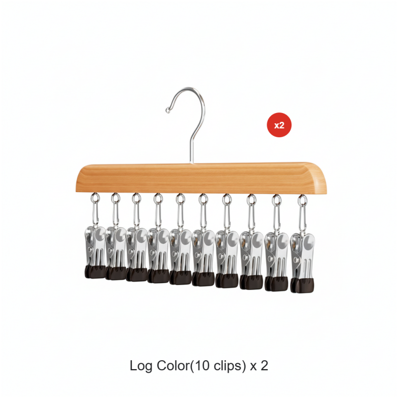 ClosetHaven - Maximize Closet Space with Rotatable Clothes Hanger with 8 Hooks and 360° Rotation