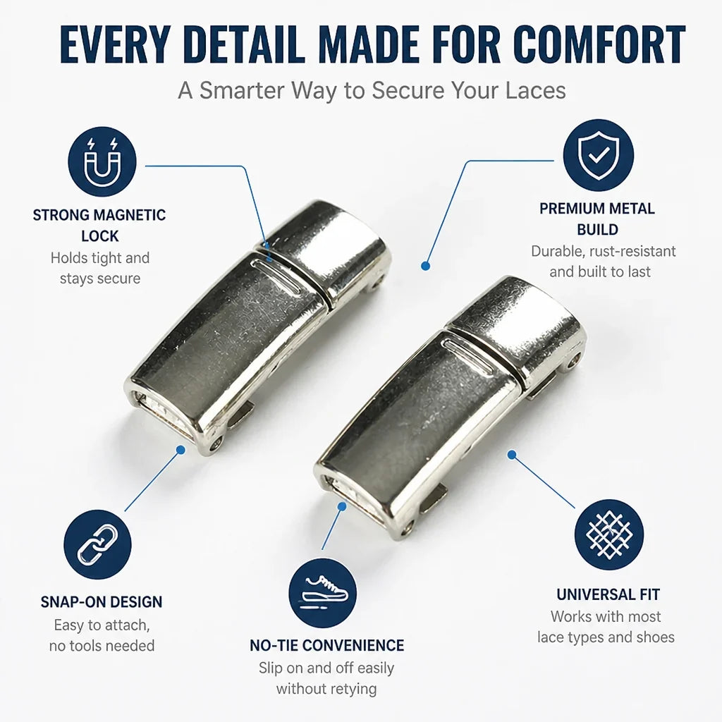 1+1 FREE | MagneticBuckle - Secure Shoes Instantly