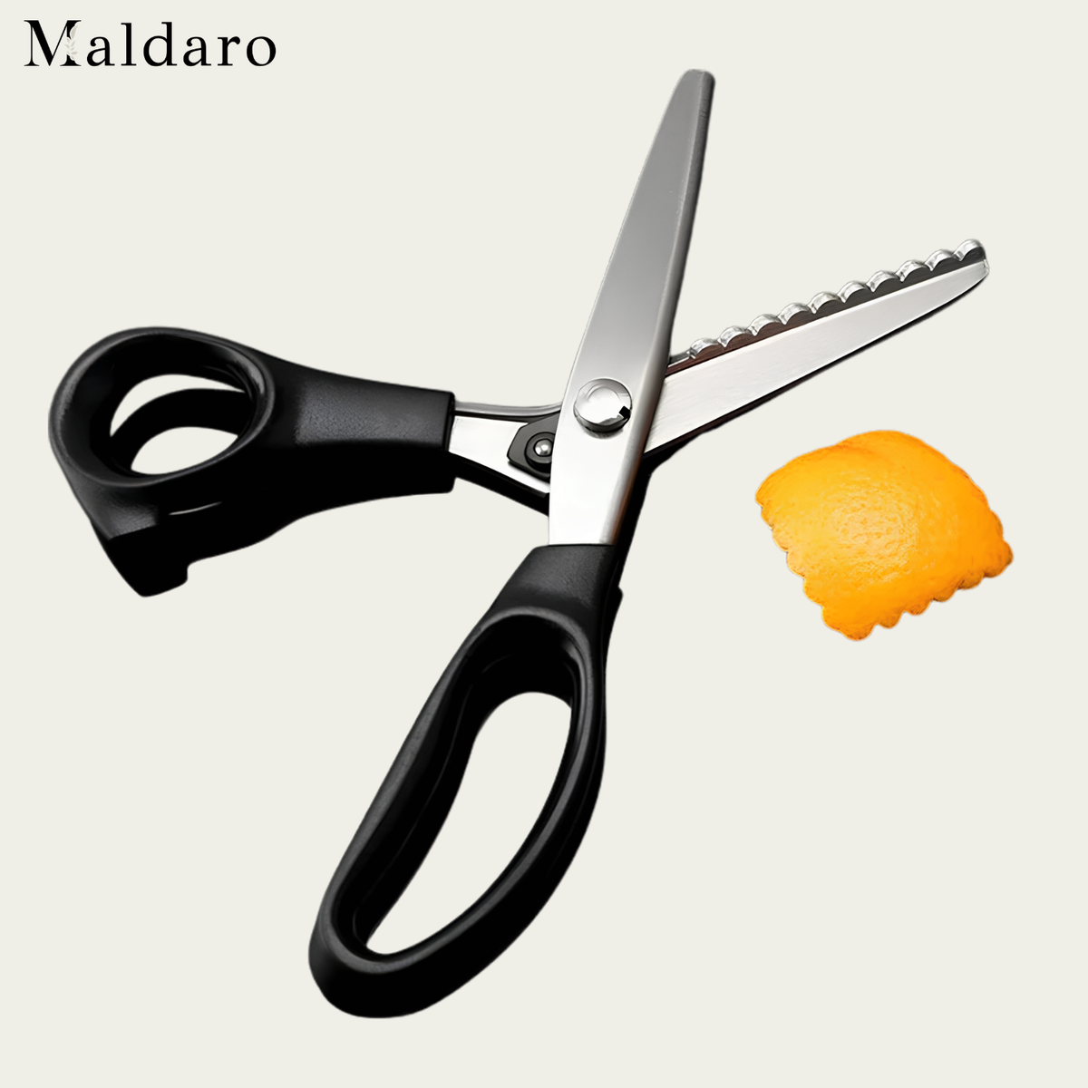 SilkySnipper Professional Scissors | Triangular Teeth | Precise & Sharp | For Fabric, Paper & Crafting Tasks