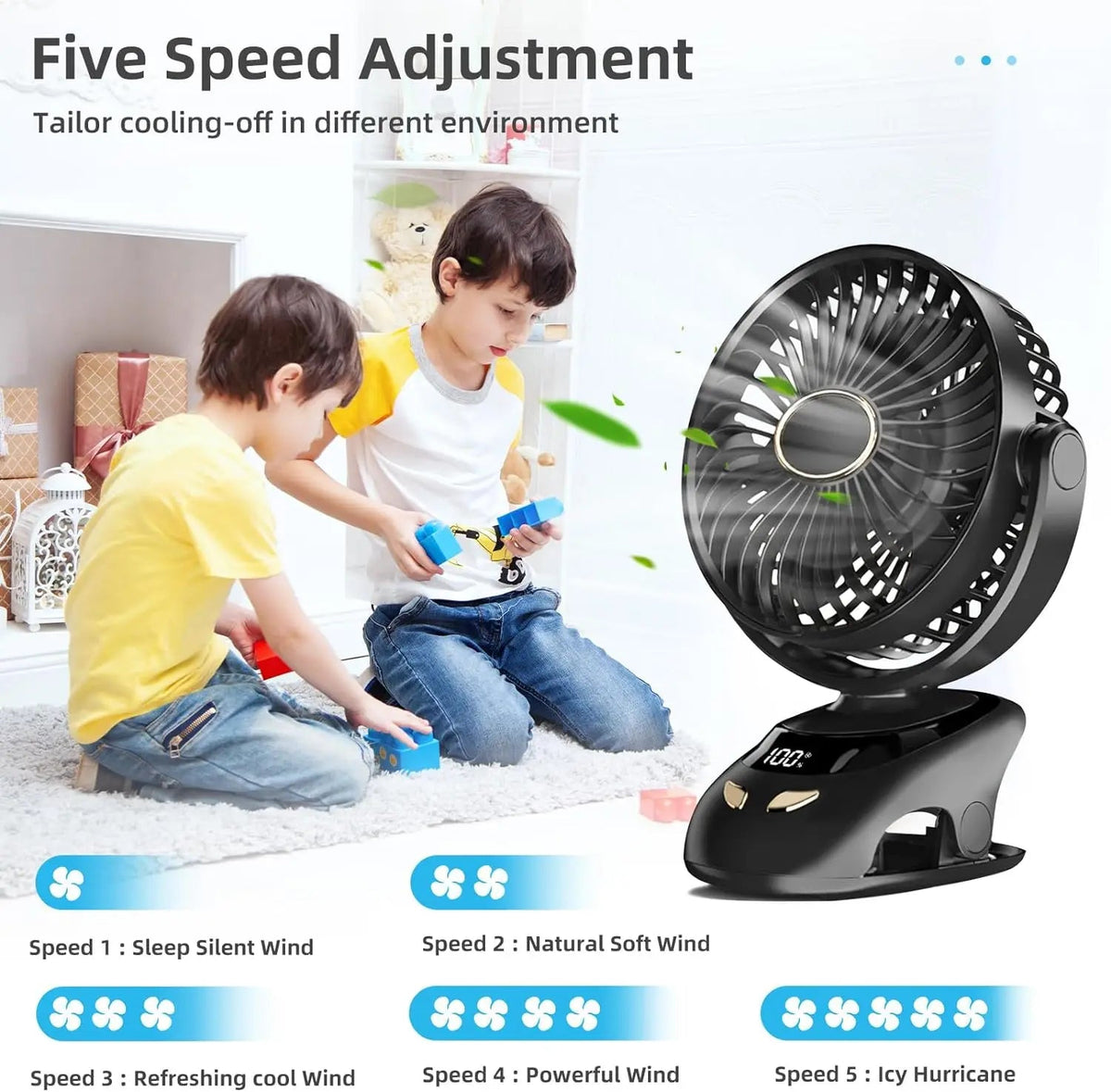 HandyBreeze – Powerful, quiet cooling anytime and anywhere without cables