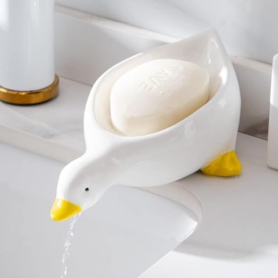 1+1 FREE | SwanDry Dish – The Elegant Soap Dish That Thinks Along