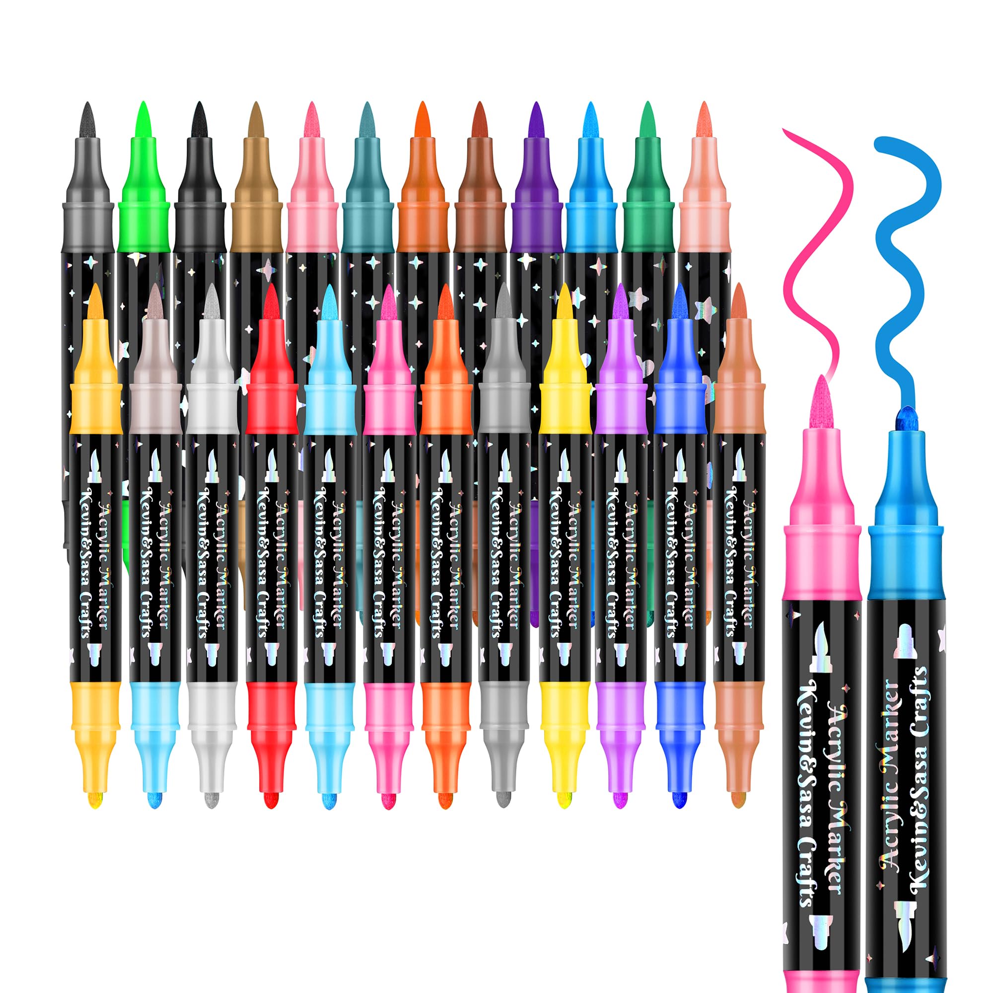 SparkLuxe – Double-sided Glitter Pens for Creative Minds