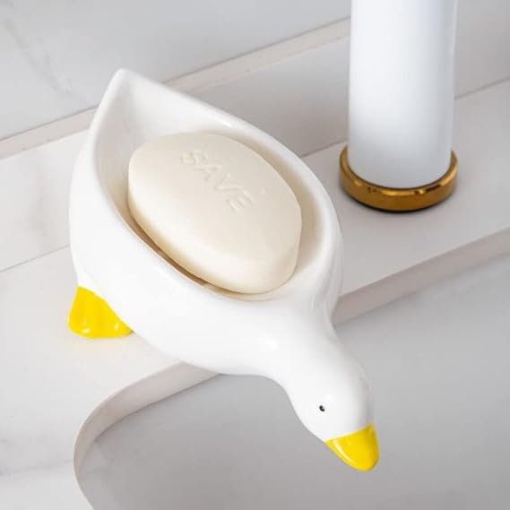 1+1 FREE | SwanDry Dish – The Elegant Soap Dish That Thinks Along