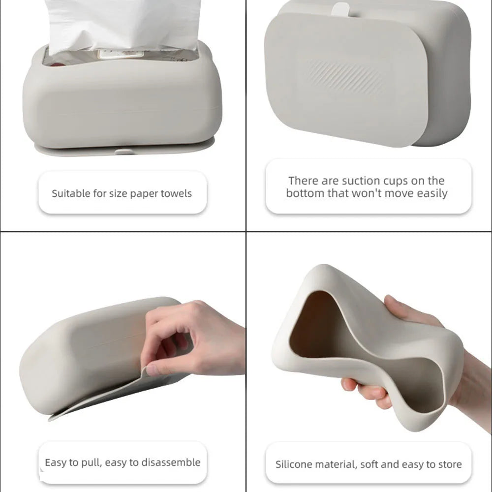 WipeHaven – Instantly More Counter Space with Neat Tissue Storage