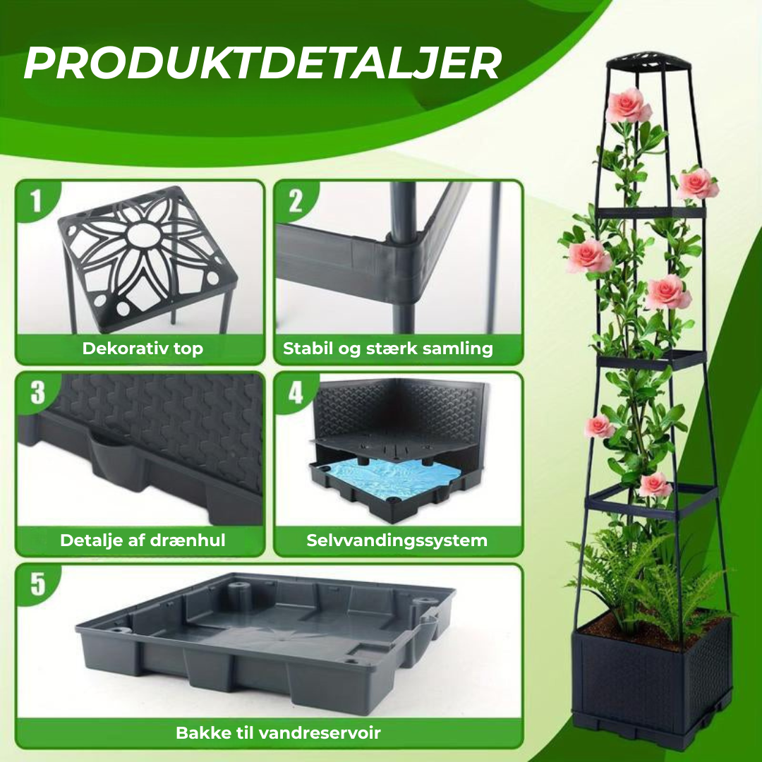 GrowUpTower - Easily Maximize Plant Growth in Small Spaces