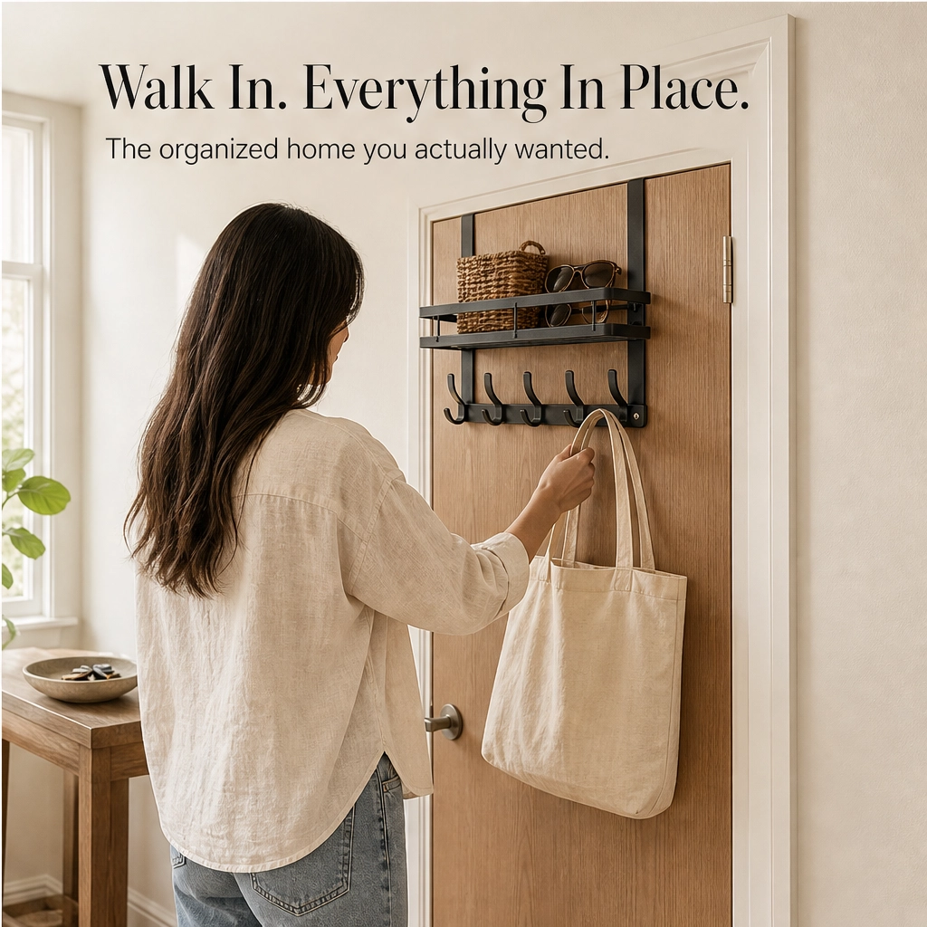 DoorNest - Instantly Unlock Hidden Storage on Any Door