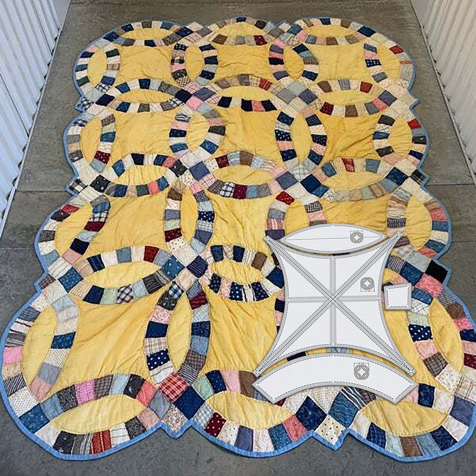 QuiltEase – Precise Patchwork Templates for Perfect Wedding Rings