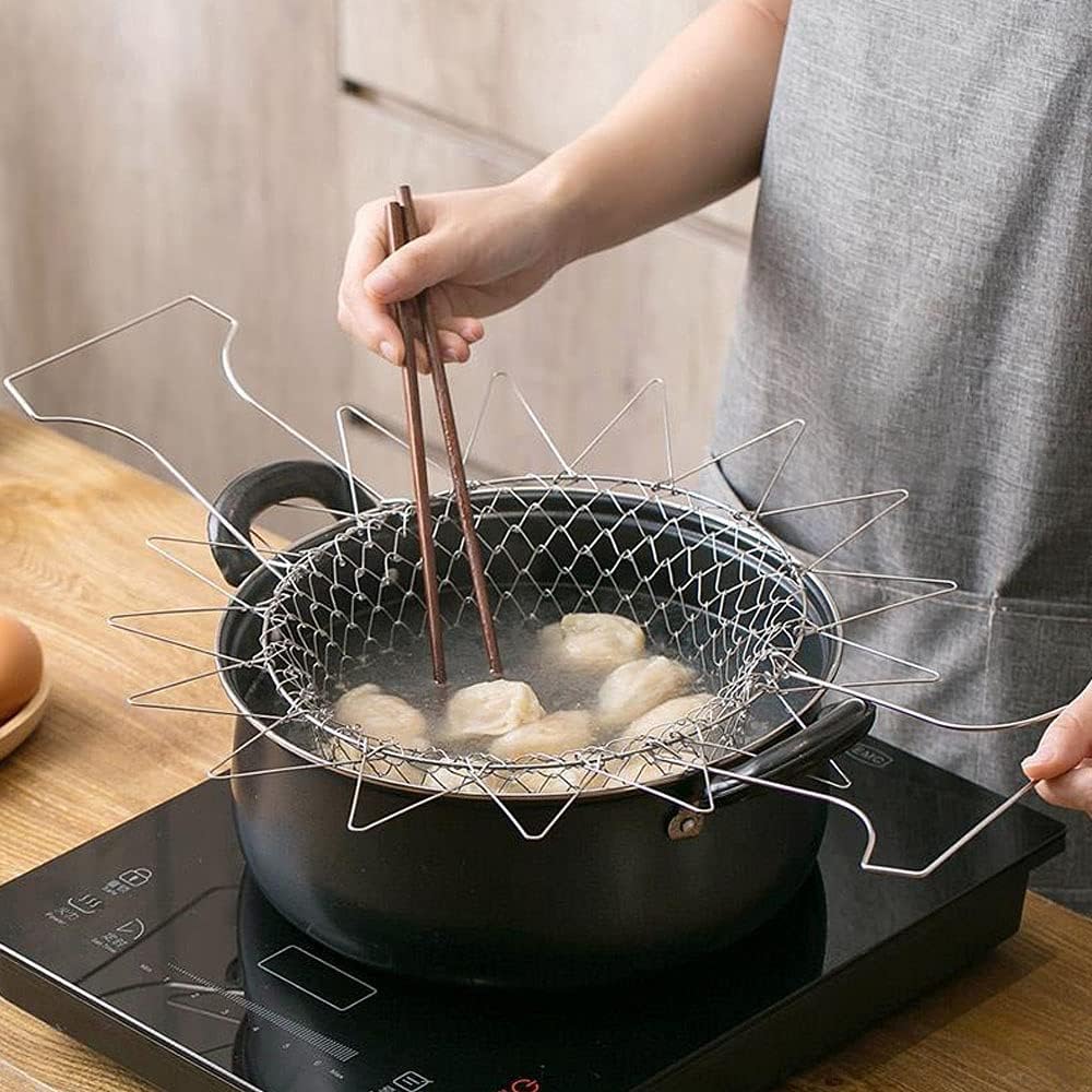 1+1 FREE | FlexiChef Duo – 2-in-1 Kitchen Basket for Cooking, Frying & Draining
