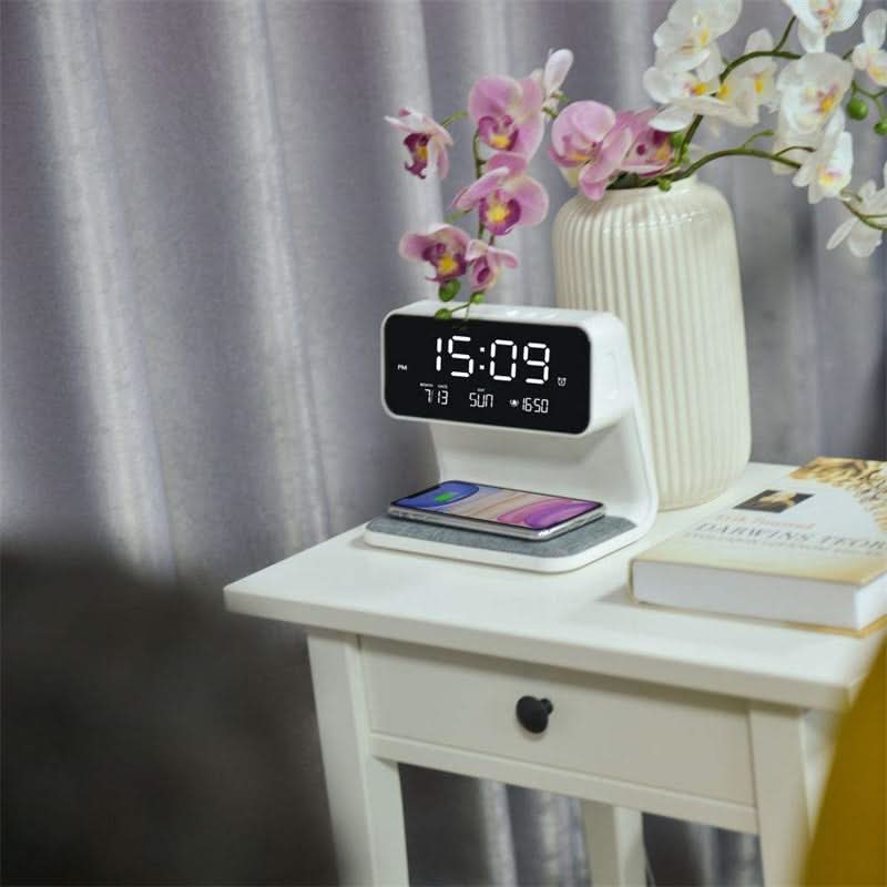 SmartDock – Free Your Nightstand with Light, Charging Station & Alarm Clock