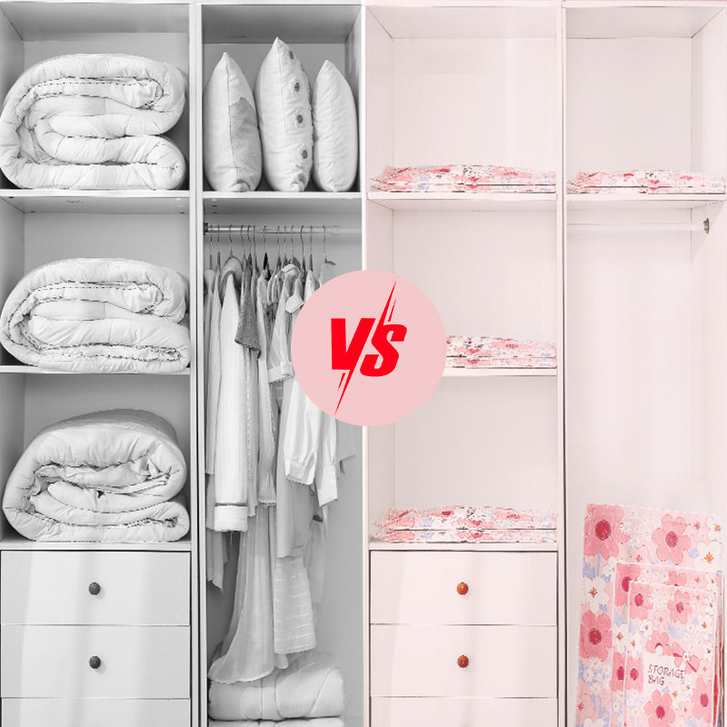 AirTight – 75% More Space in the Closet in Just a Few Minutes