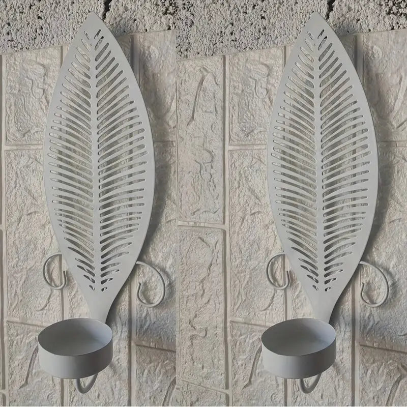 FoliGlow – Leaf-Shaped Candle Holder Set!