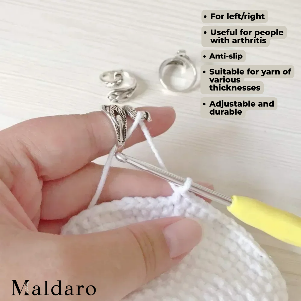 1+1 FREE | KnitEase – Longer and More Comfortable Knitting Without Hand Strain or Pain
