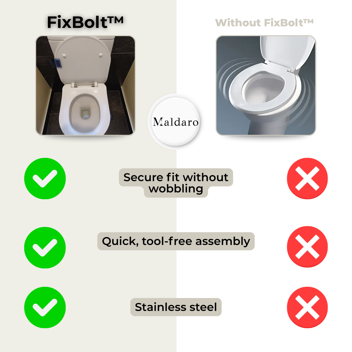 1+1 FREE | FixBolt – No More Wobbling!