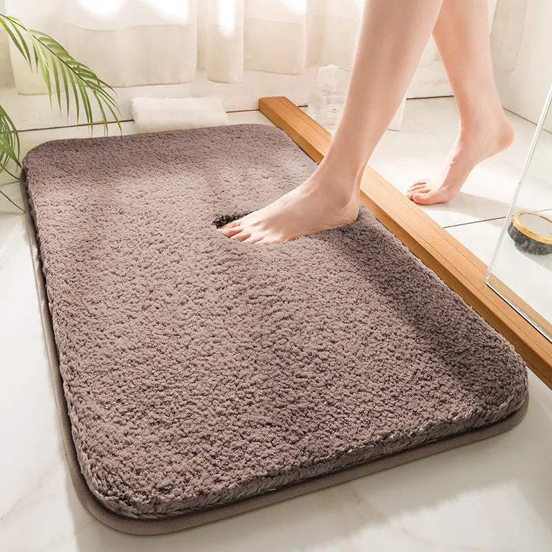 PlushDry – Luxury Bath Mat for Warm & Dry Feet!