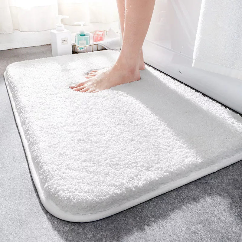 PlushDry – Luxury Bath Mat for Warm & Dry Feet!