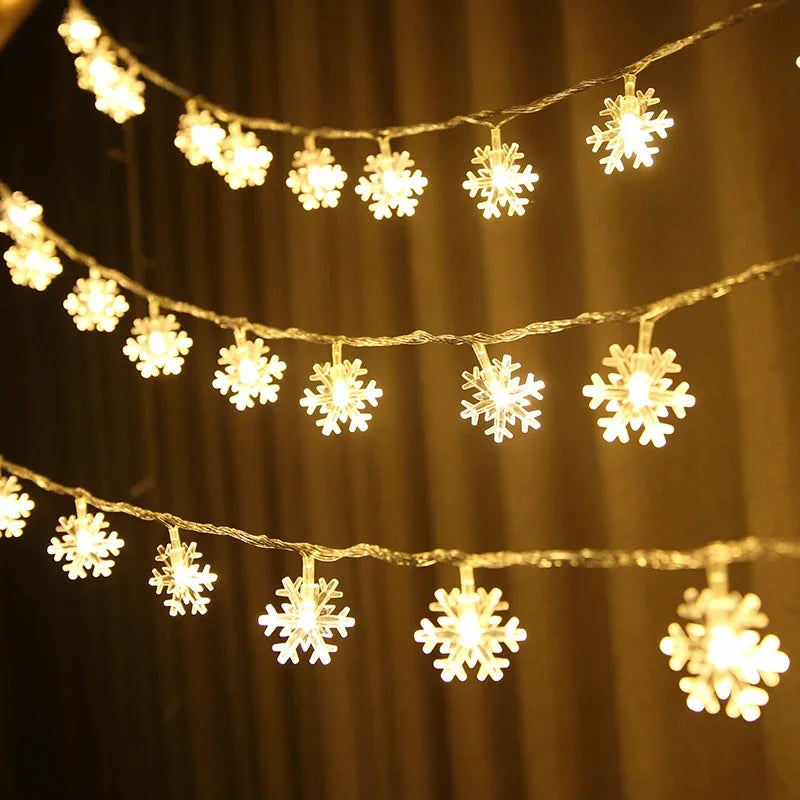 FrostGleam – Sparkling Snowflake Lights for Magical Winter Evenings