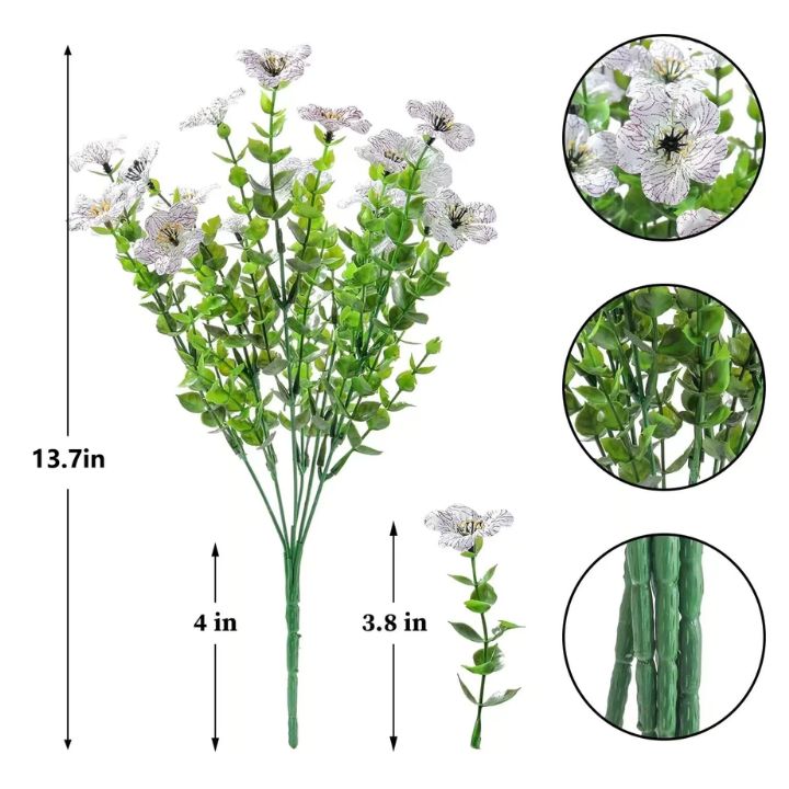 2+1 FREE | BloomEver – Colorful Artificial Flowers for Indoor and Outdoor Use