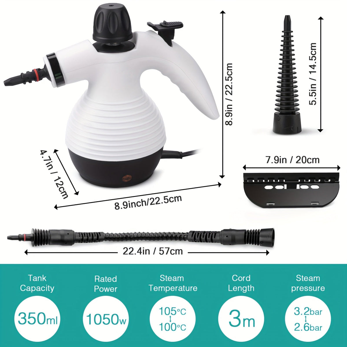 SteamPura - Kills 99.9% of Germs and Effortlessly Removes Stubborn Dirt