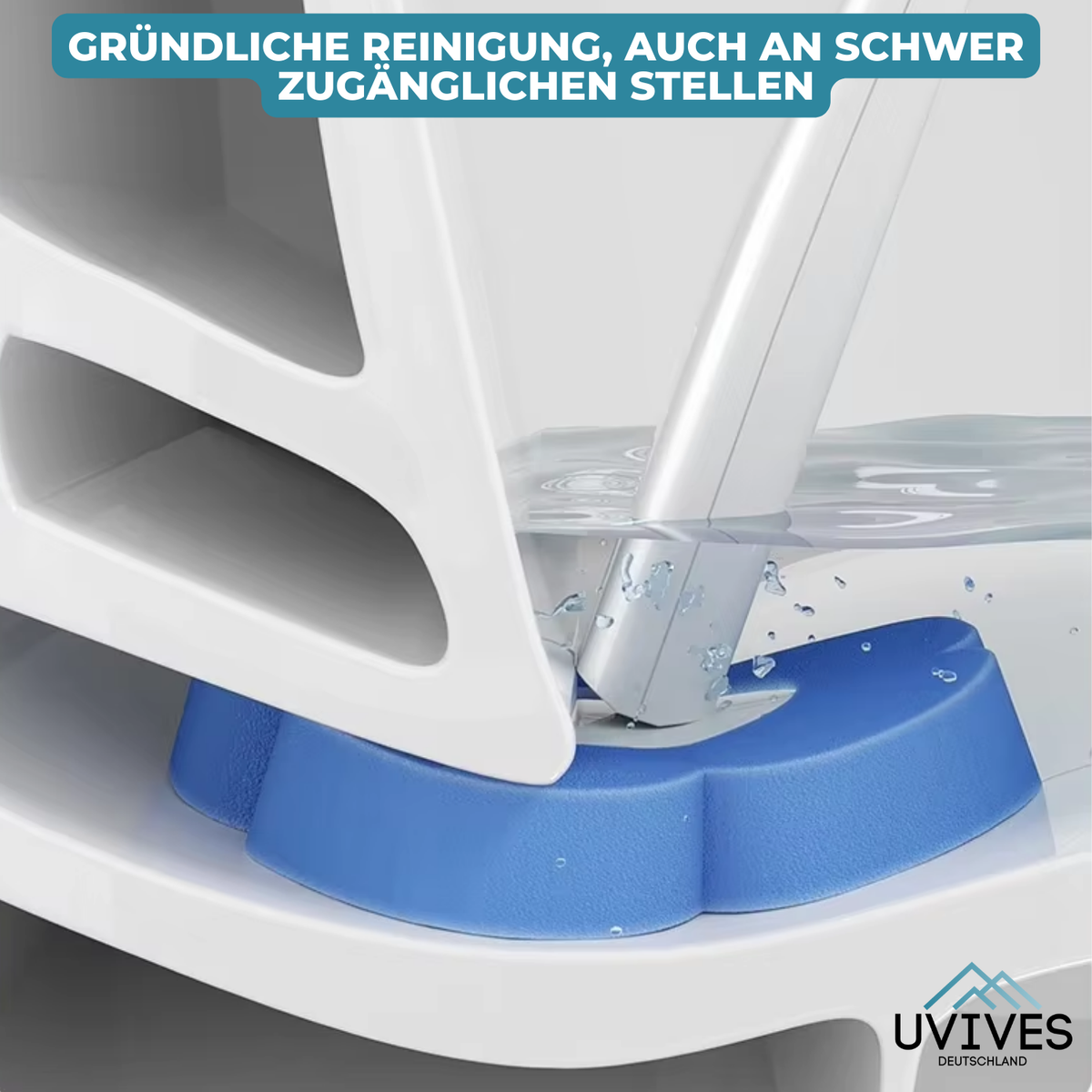 CleanGrip – Hygienically clean toilet without scrubbing