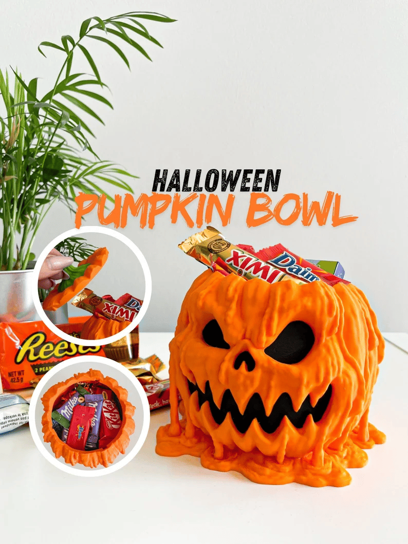 CreepServe – The eerily melting pumpkin bowl!