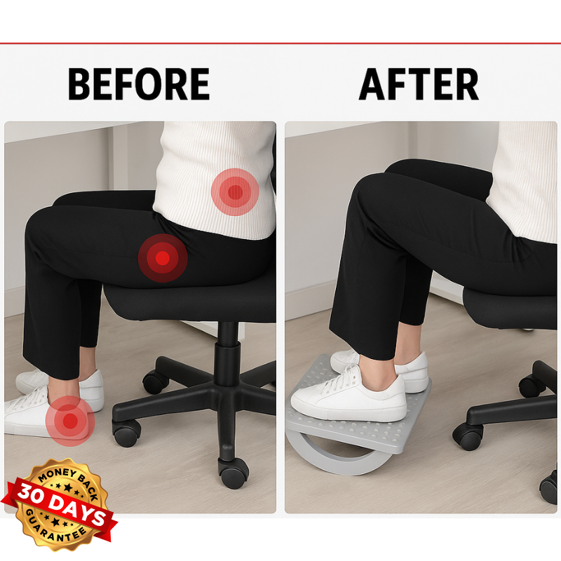 RelaxStep – Footrest with Massage Effect for Your Office!