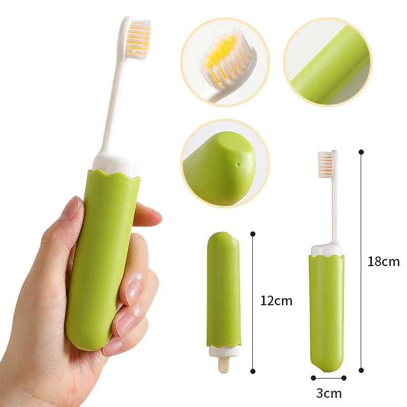 1+1 FREE | FoldCare - Stay fresh and clean everywhere with foldable travel toothbrush