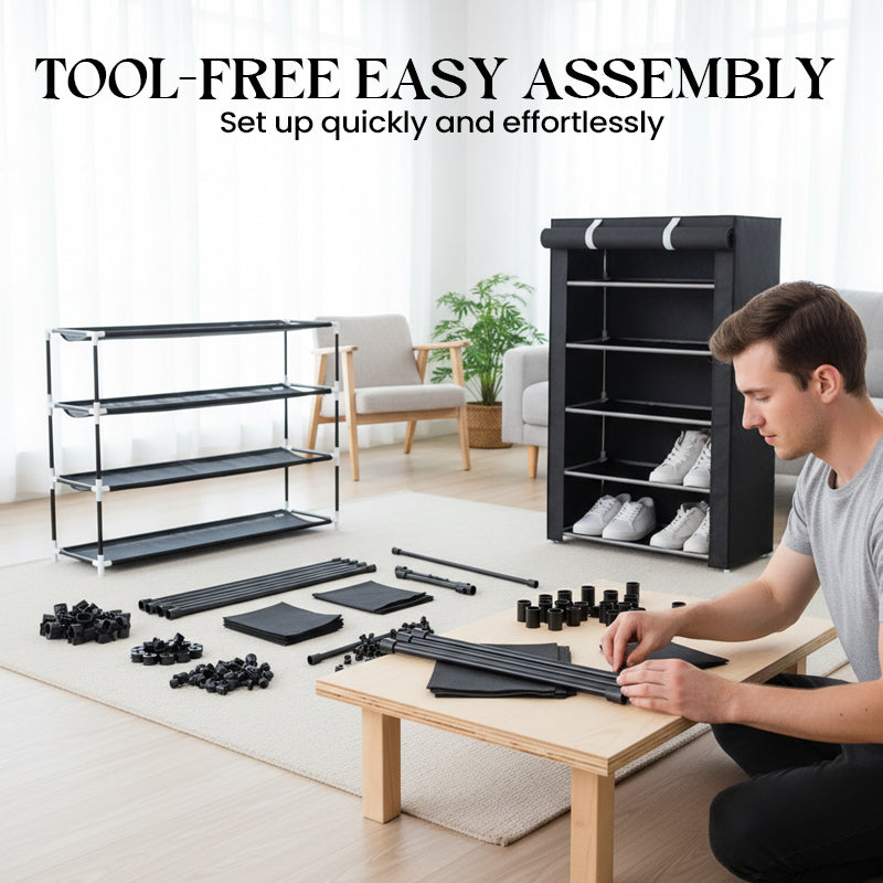 ShoeRise - Create Order with Vertical Shoe Storage System