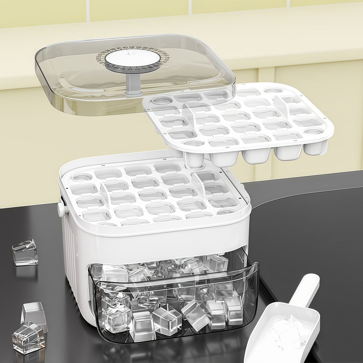 PushIce – Perfect Ice Cubes Released Effortlessly Every Time