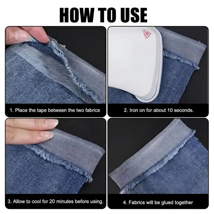 1+1 FREE | SlideHem – Perfect Hems in Seconds, Completely Without Sewing