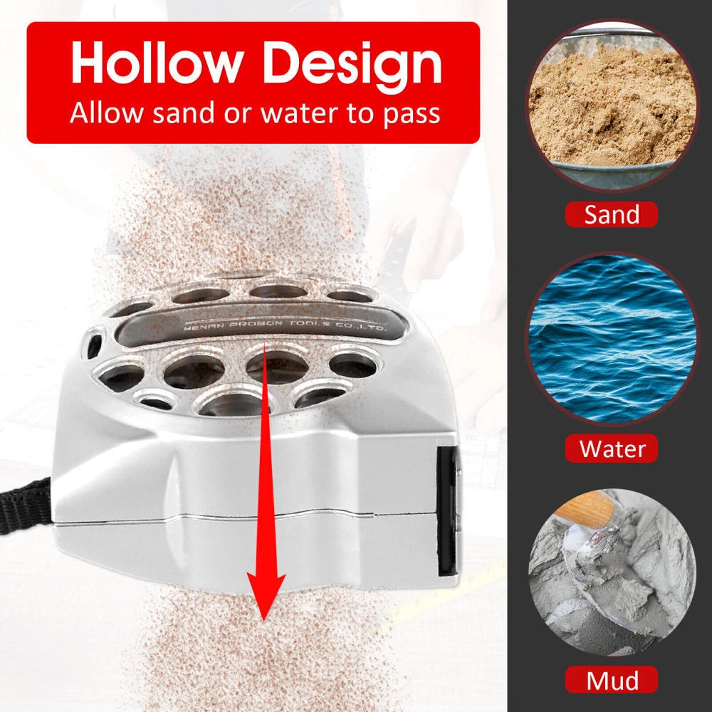MudFlowTape - Precise, Jam-Free Measurements Even in Mud and Water