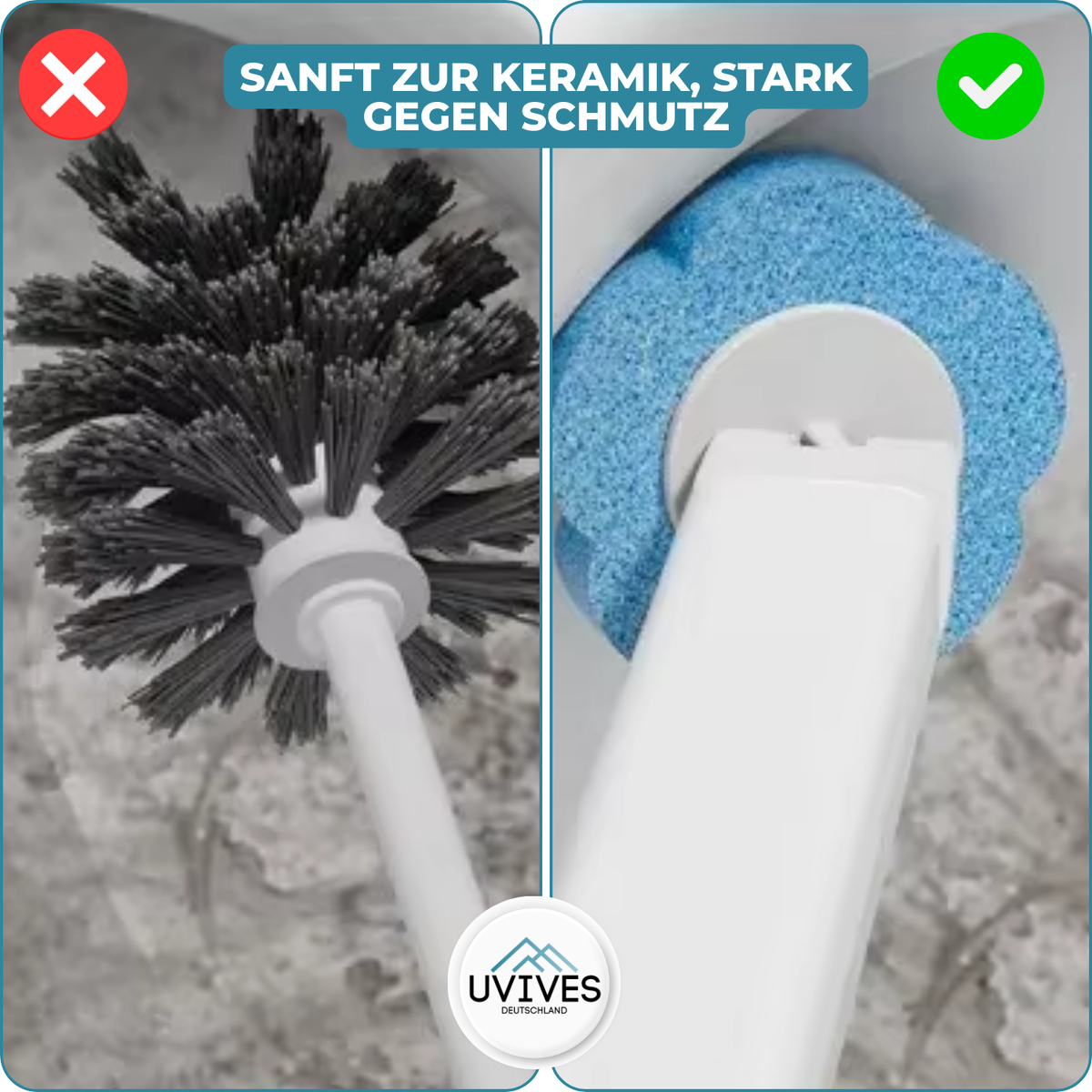 CleanGrip – Hygienically clean toilet without scrubbing