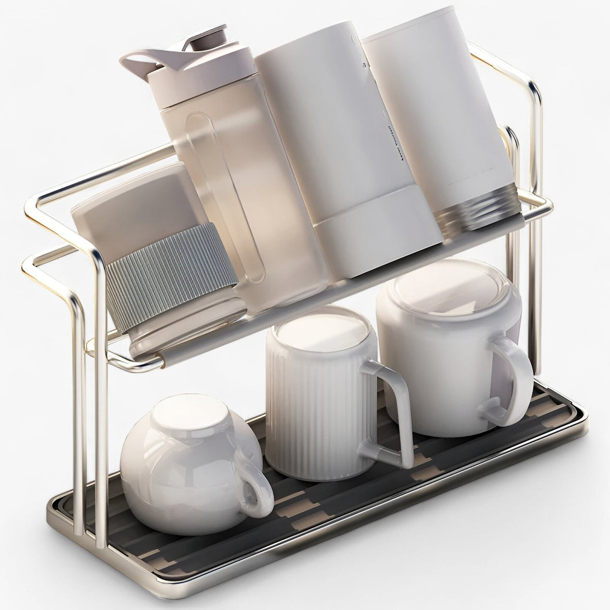 CupEase - Double Your Cup Storage and Dry Faster Instantly