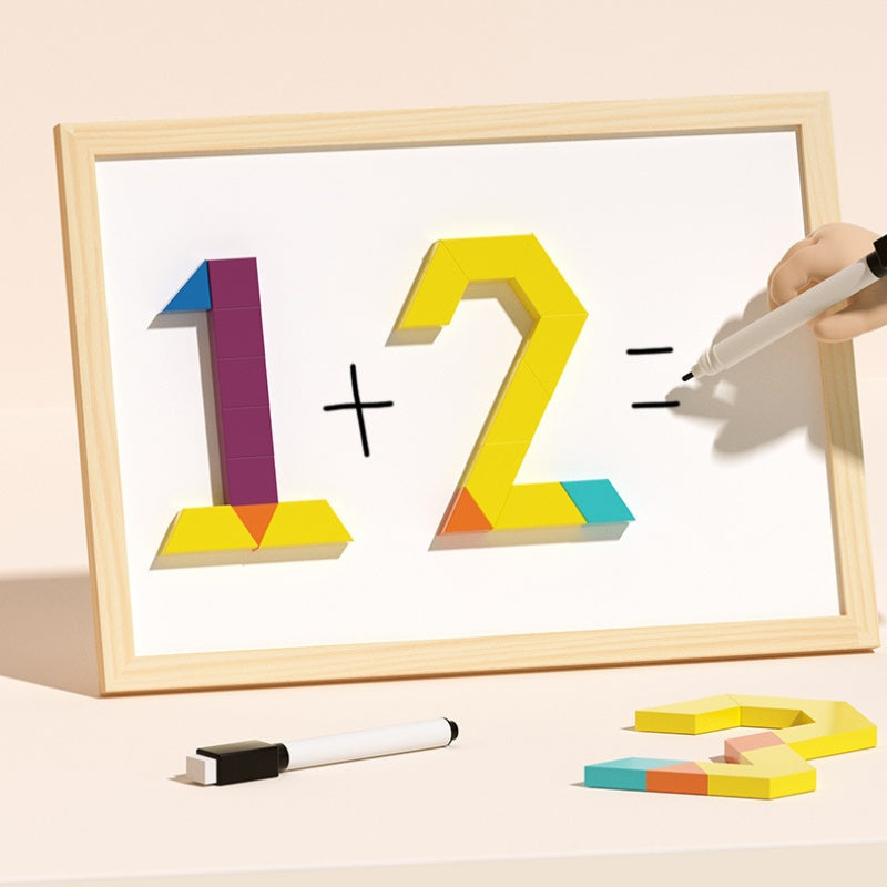 PlayMagix - Enhance Creativity and Brain Performance with Magnetic Wooden Building Blocks