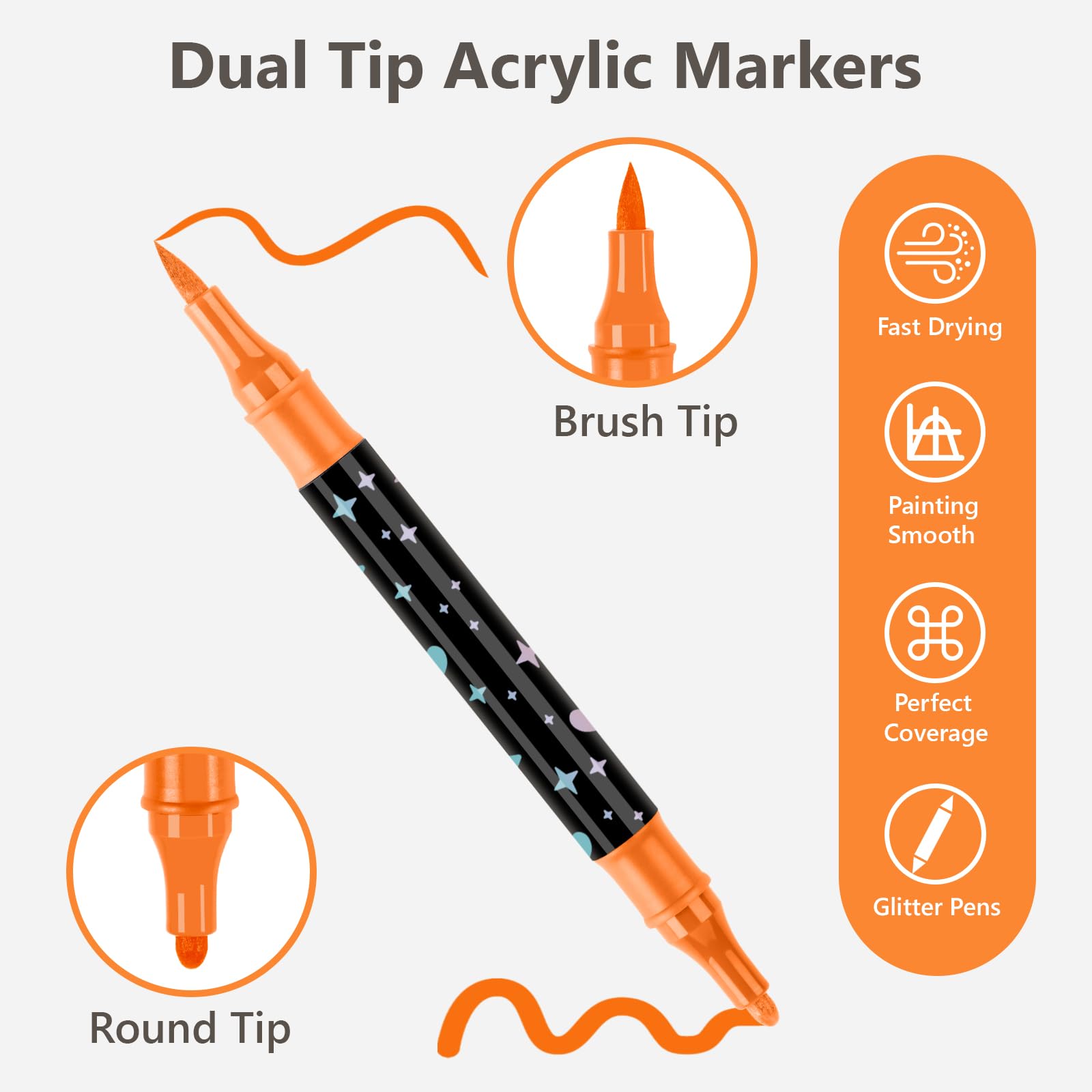 SparkLuxe – Double-sided Glitter Pens for Creative Minds