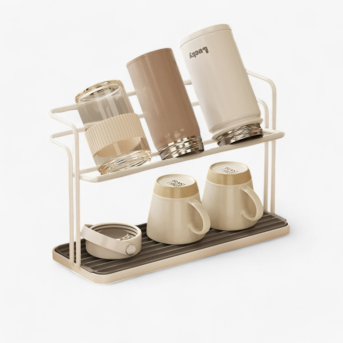 CupEase - Double Your Cup Storage and Dry Faster Instantly