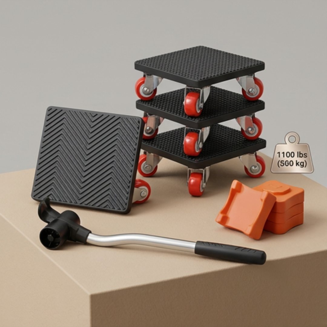 2+2 FREE | MoveGuard – Lift Heavy Furniture Alone Without Injuries or Floor Damage