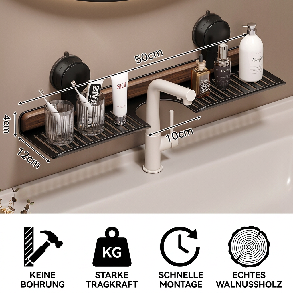 SuctionNest - Instantly Eliminate Bathroom Clutter Without Drilling Walls