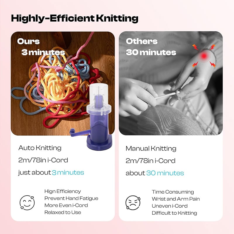 KnittingEase – Magic Cords in Minutes Instead of Hours
