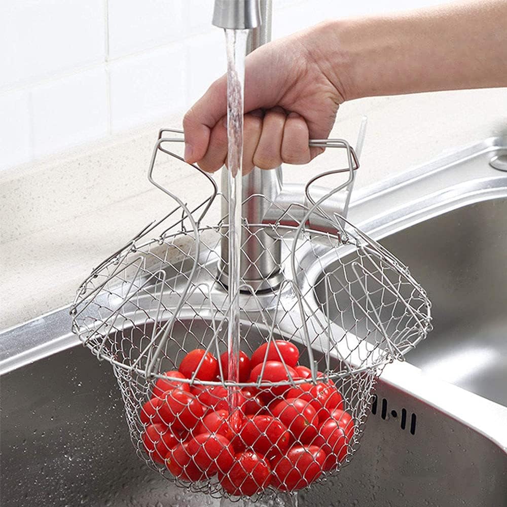 1+1 FREE | FlexiChef Duo – 2-in-1 Kitchen Basket for Cooking, Frying & Draining