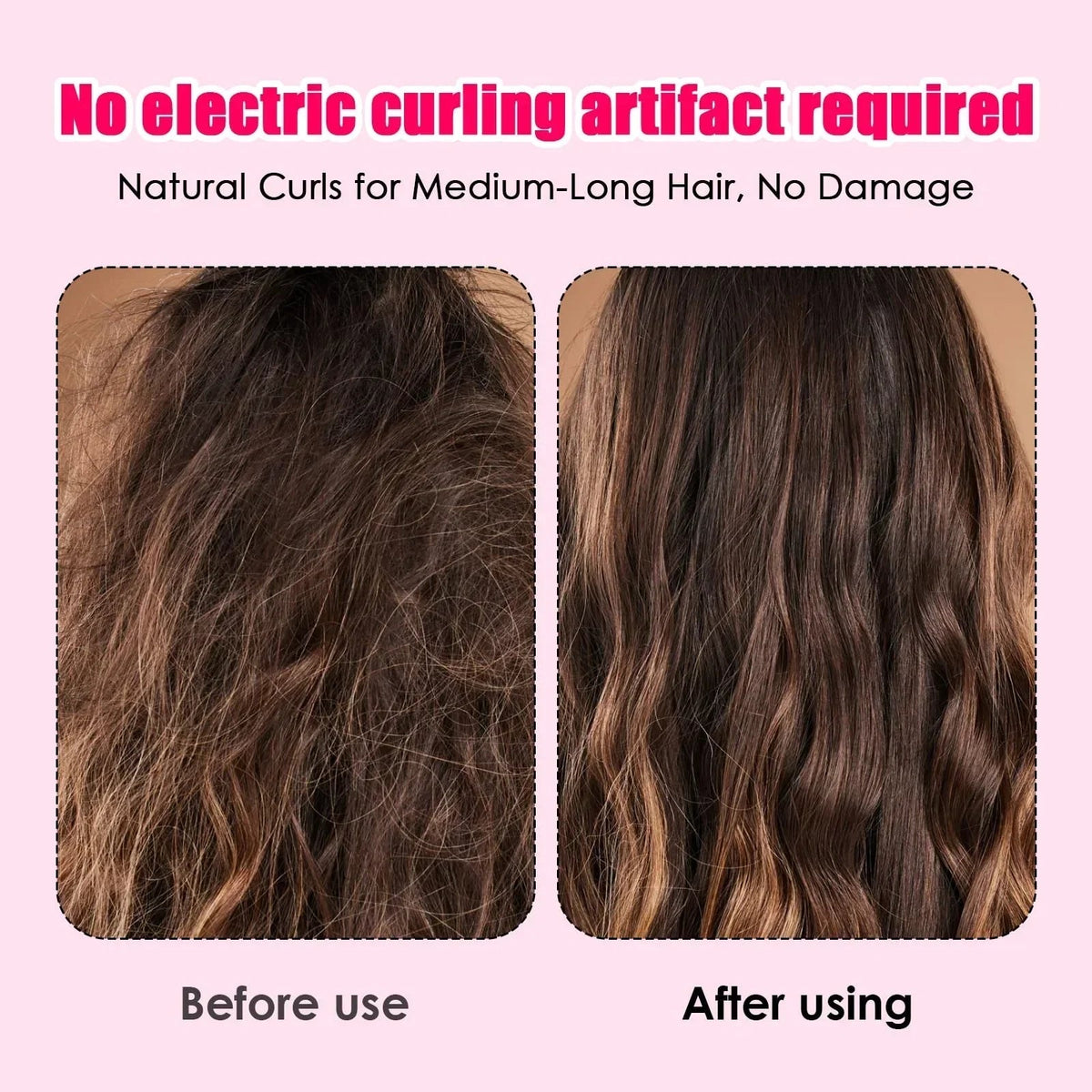 SilkyCurl - Effortless Heat-Free Curls That Protect Hair Health
