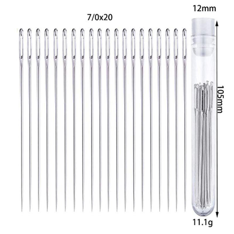 EmbroiMaster – Sharp Sewing Needle Set with Large Eye