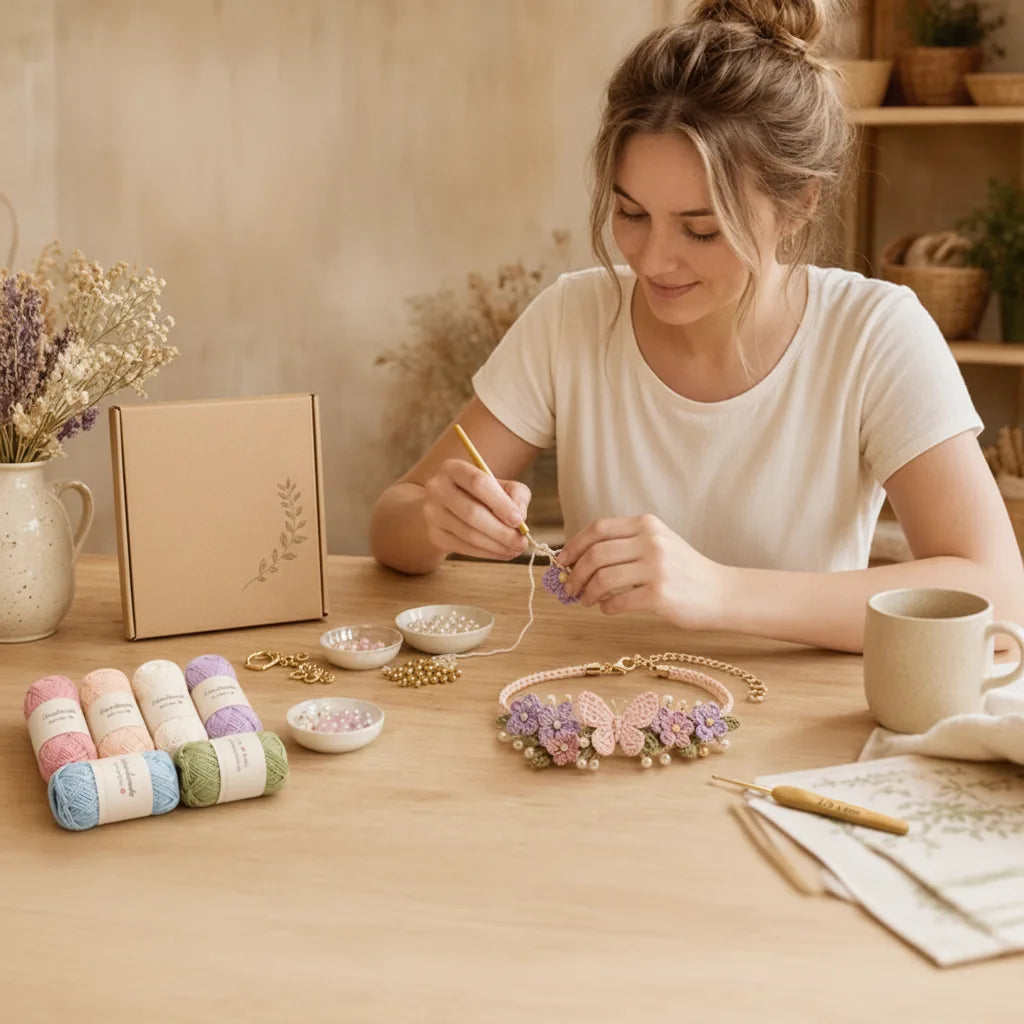 NatureStitch – Create Stunning Handmade Bracelets with Easy Crocheting
